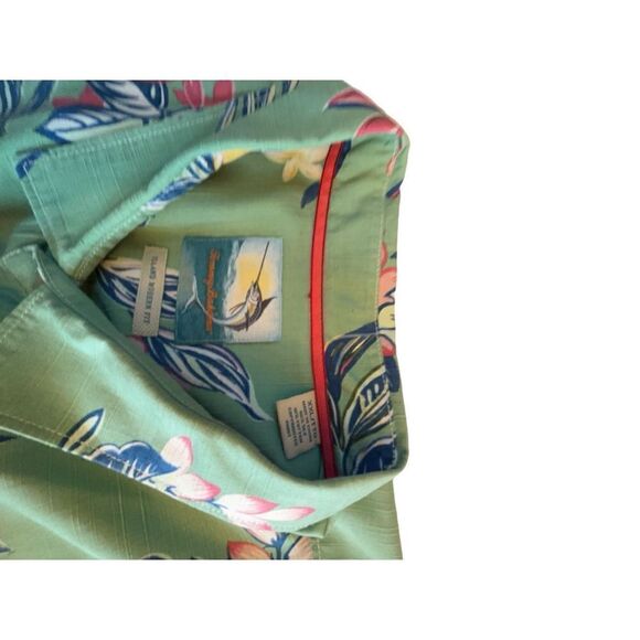 Tommy Bahama 100% silk shirt men’s xxl - Picture 6 of 9
